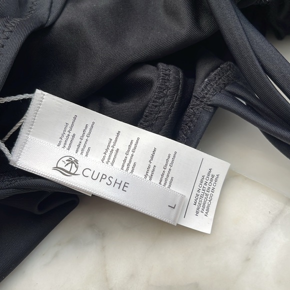 NWT women’s one piece high waist swimsuit size L - Picture 4 of 5